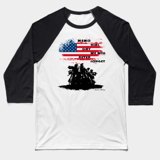 Memorial Day USA Baseball T-Shirt